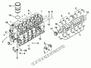 Блок цилиндров Cummins L340-20